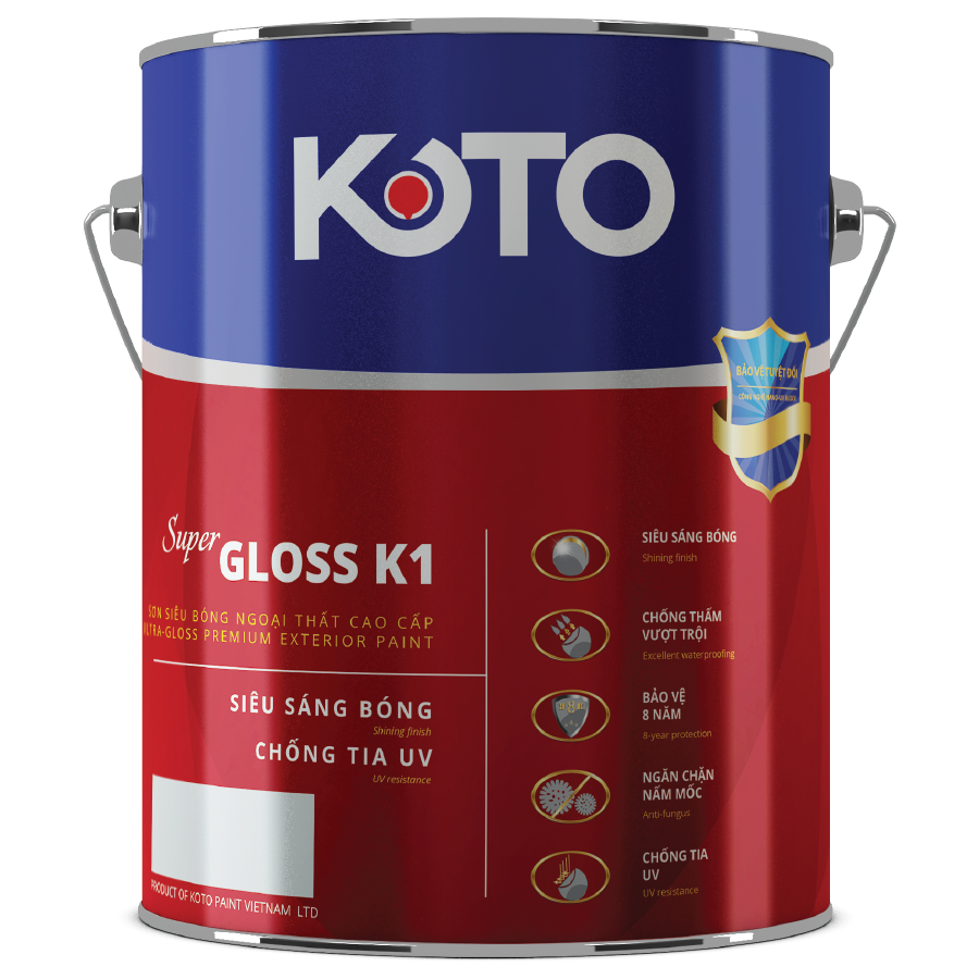 Sơn siêu bóng ngoại thất SUPER GLOSS K1